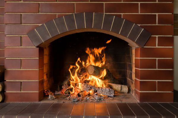 Brick Fireplace Installation in Vienna