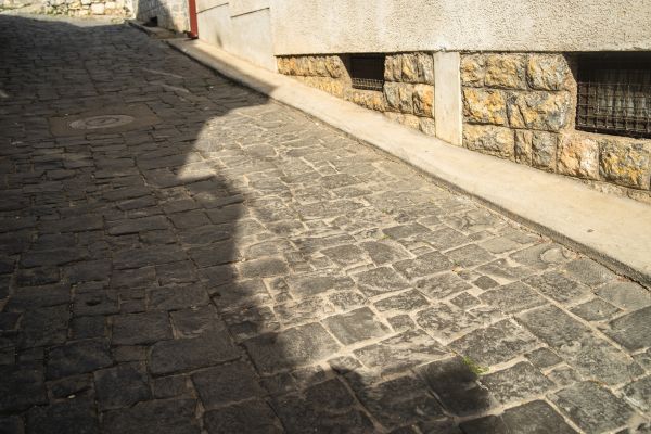 Stone Sidewalk Repair in Vienna