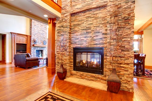Stone Hearth Installation in Vienna