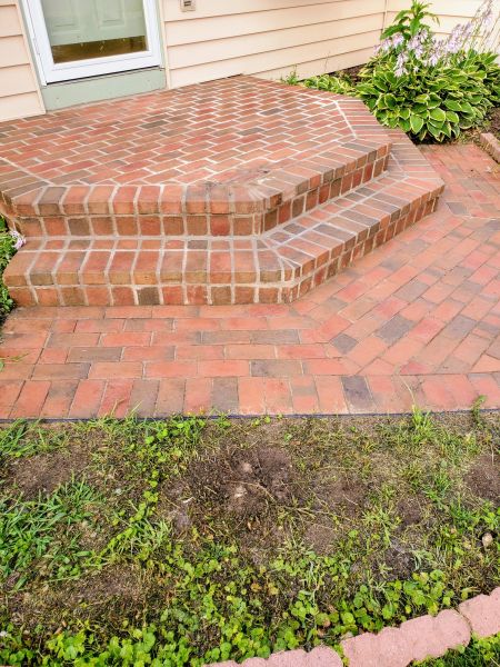 Brick Stoop Repair in Vienna